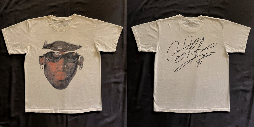 Dennis Rodman Face Graphic T Shirt Mens Y2K Vintage Style Streetwear Tee S-3XL